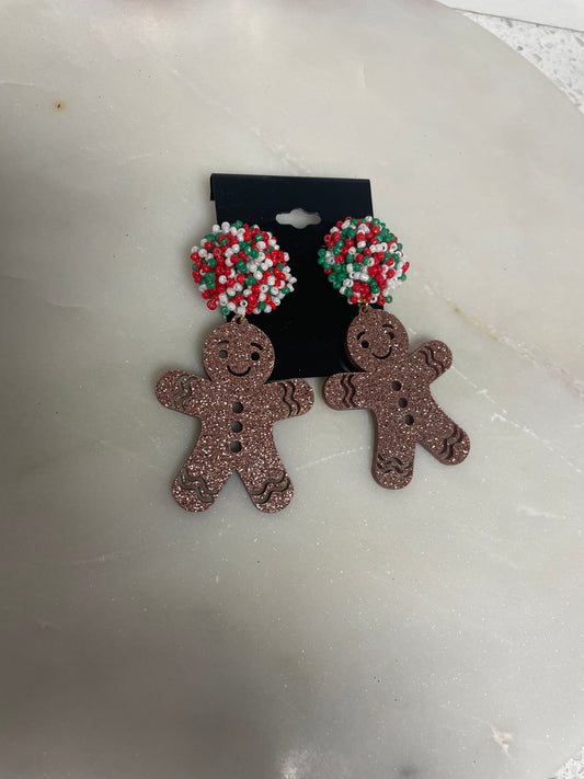 Gingerbread Earring